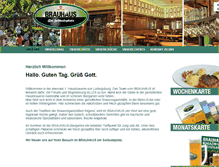 Tablet Screenshot of brauhaus-ludwigsburg.de